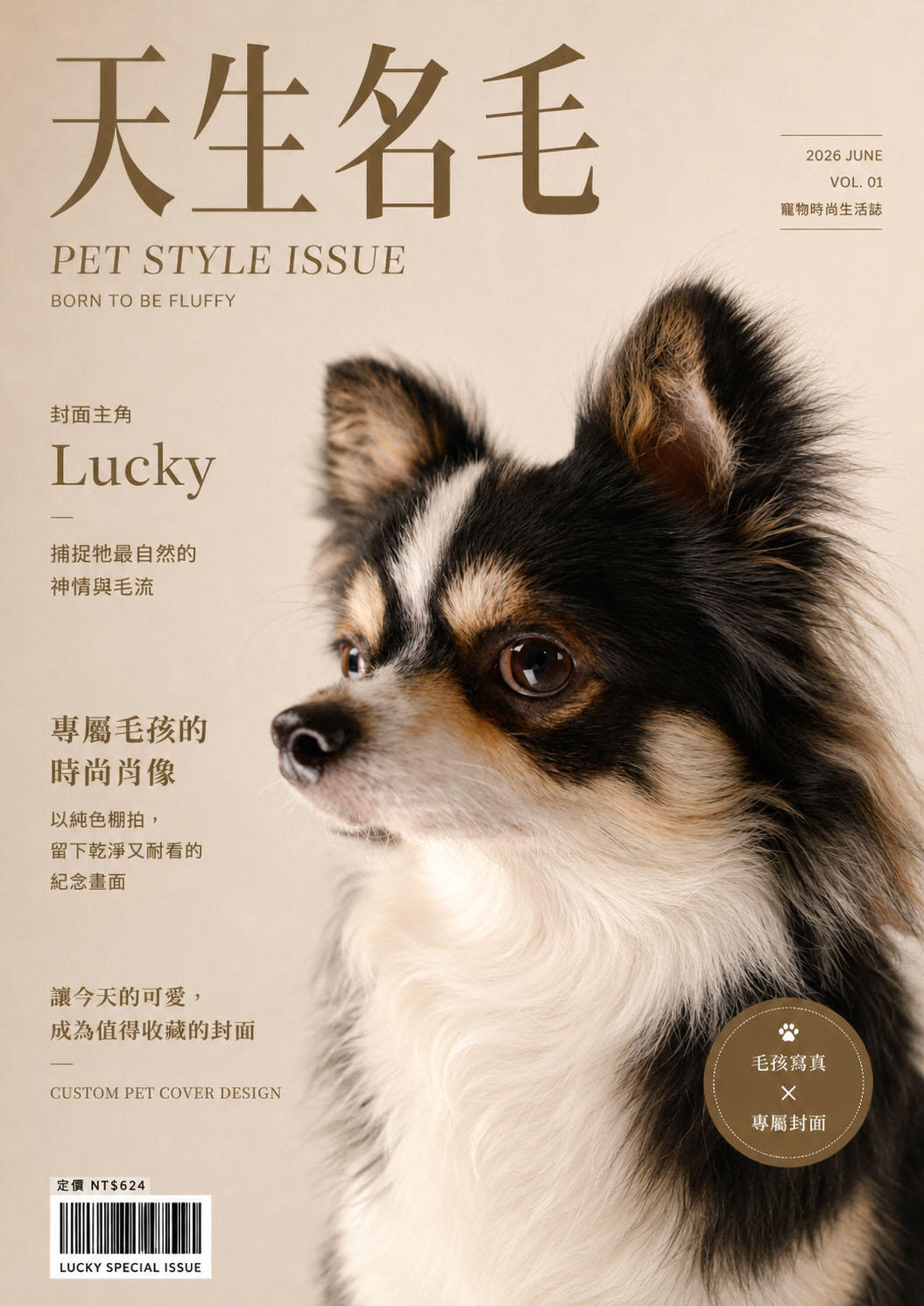 名毛雜誌封面示意圖
